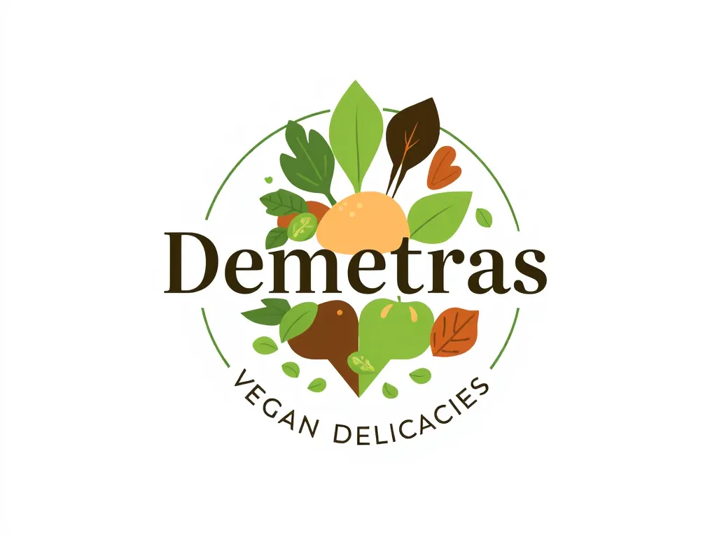 Demetra's Vegan Delicacies: Nourish Your Soul with Plant-Based Bliss logo